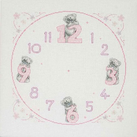 Me to You Bear Tatty Teddy Cross Stitch Clock £29.99